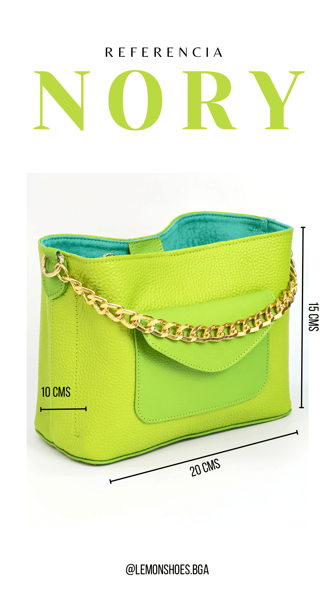 BOLSO NORY lemon shoes