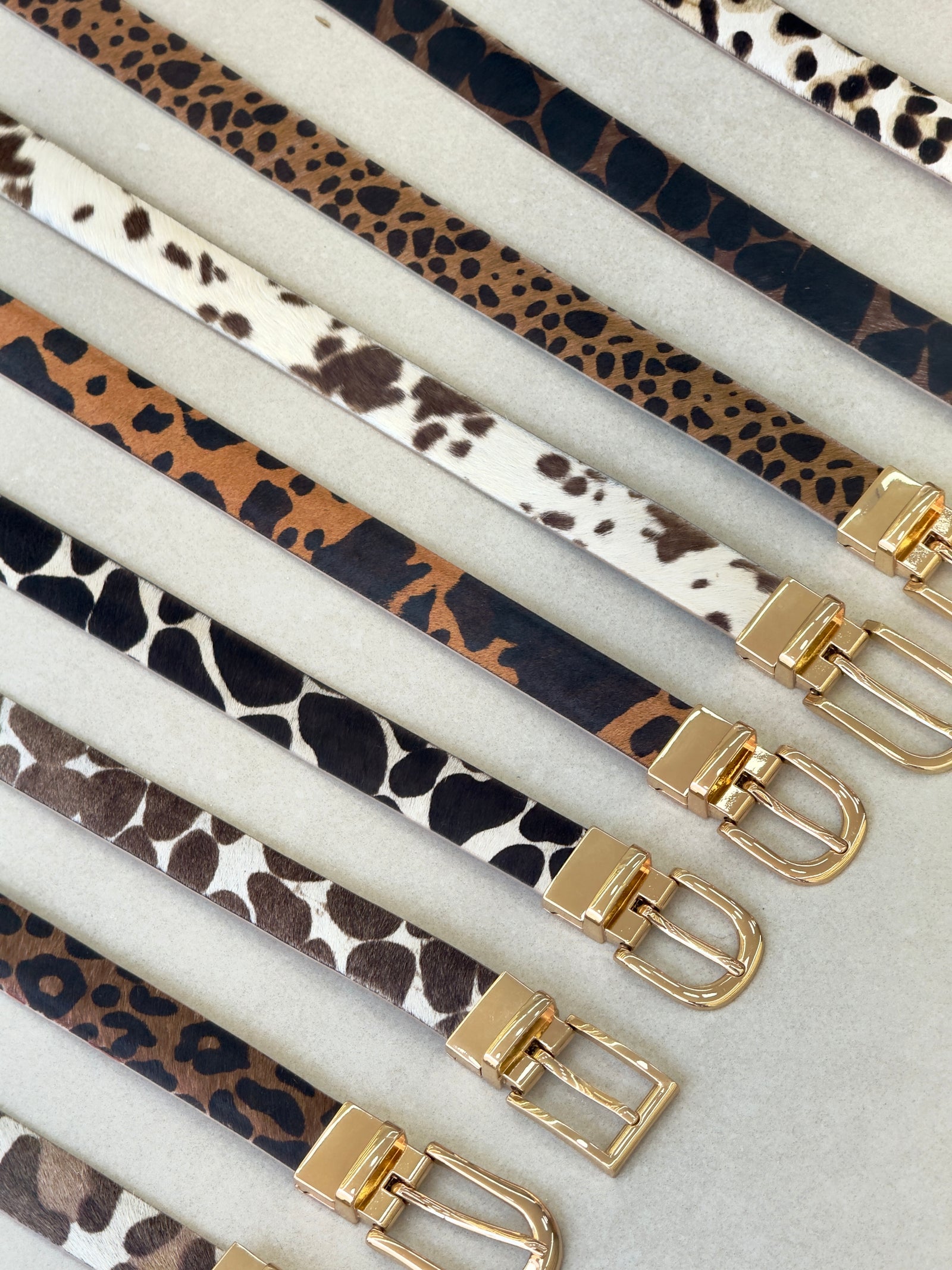 Correa Animal Print doble faz para mujer, vista frontal