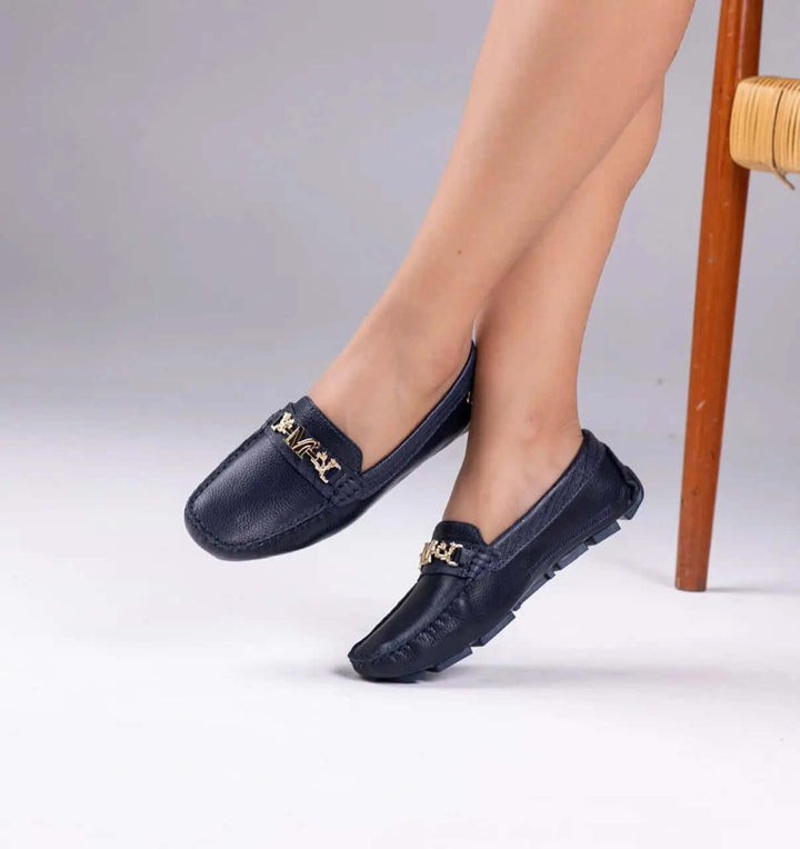 MOCASIN HERRAJE lemon shoes