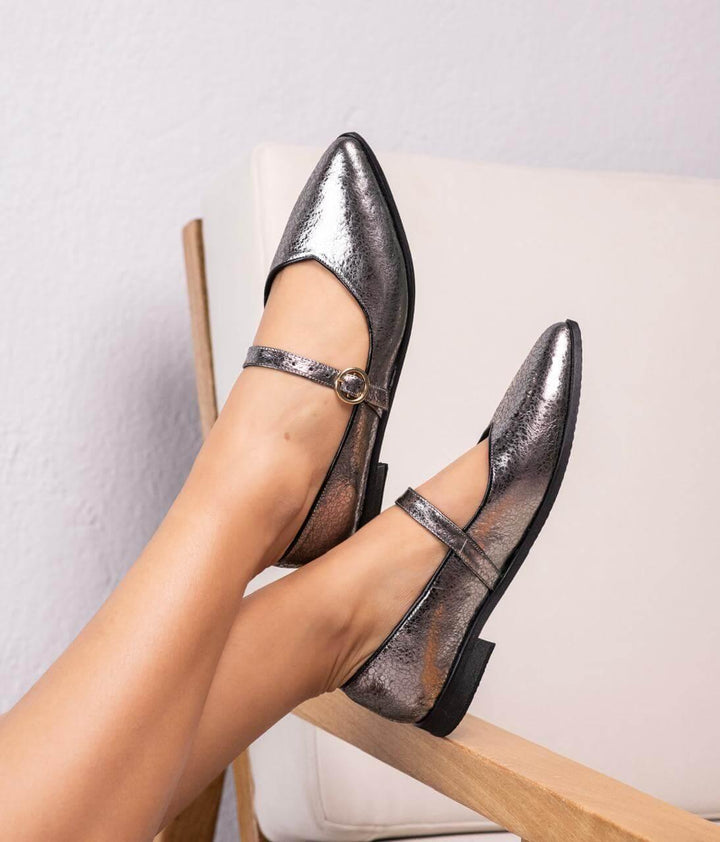 FLATS JANE lemon shoes